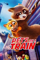 PETS ON A TRAIN poster